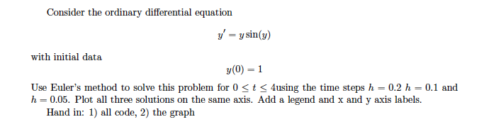 graph differential equation systems matlab