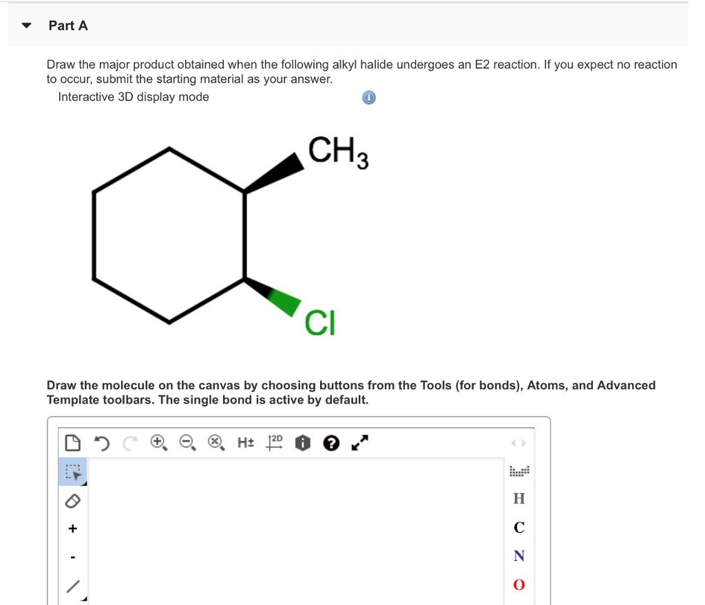 Solved Part A Draw The Major Product Obtained When The Chegg