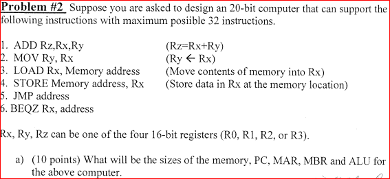 Problem Suppose You Are Asked To Design An Bit Chegg