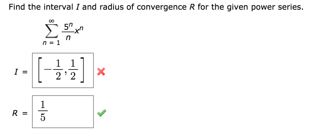 Solved Find The Interval I And Radius Of Convergence R For Chegg