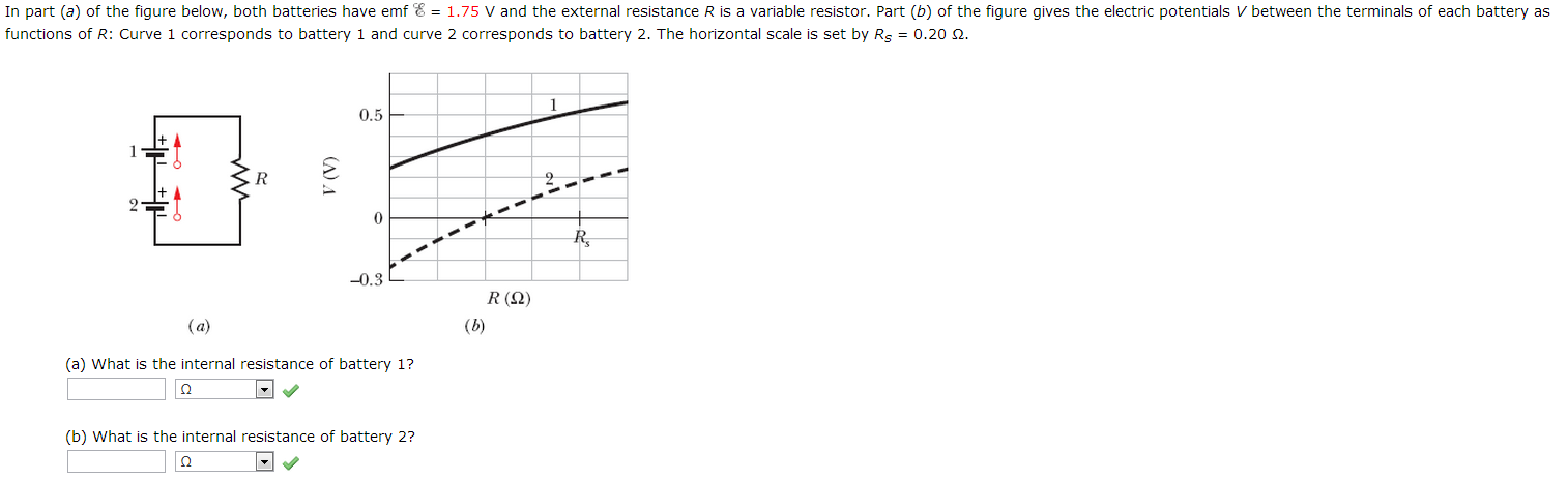 Solved In Part A Of The Figure Below Both Batteries Ha Chegg