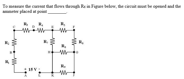 Solved To Measure The Current That Flows Through Rs In Chegg