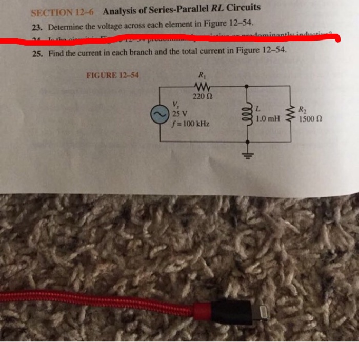 Solved Determine The Voltage Across Each Element In Figure Chegg