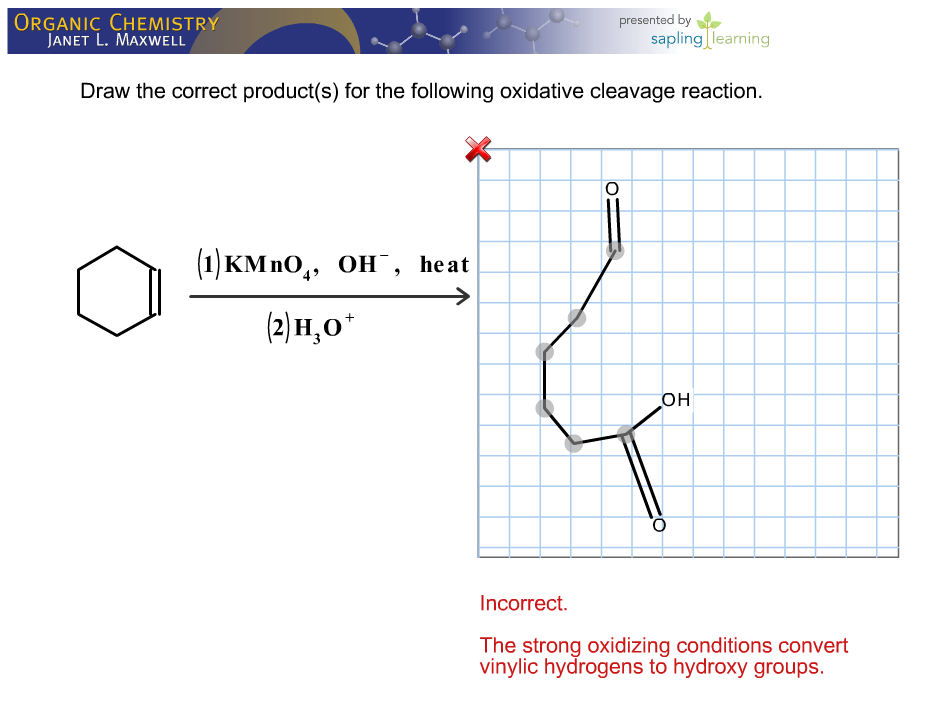 Solved Draw The Correct Product S For The Following Chegg