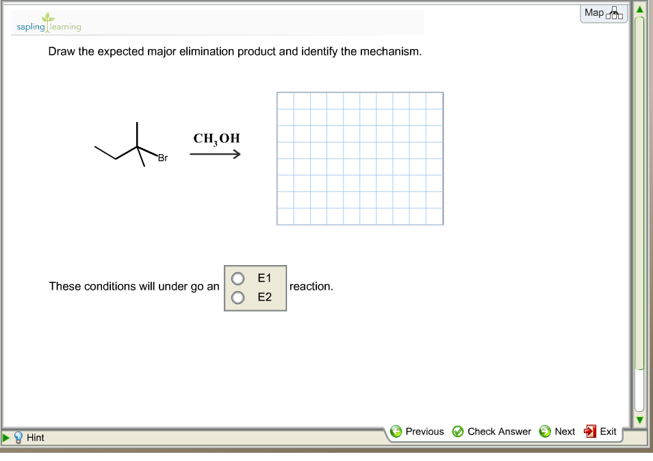 Draw The Expected Major Elimination Product And Id... | Chegg.com Draw The Expected Major Elimination Product And Id... | Chegg.com