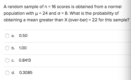 Solved A Random Sample Of N 16 Scores Is Obtained From A Chegg