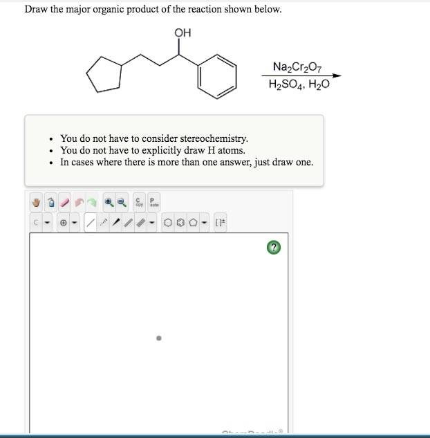 Draw The Major Organic Product Of The Reaction Sho... | Chegg.com Draw The Major Organic Product Of The Reaction Sho... | Chegg.com
