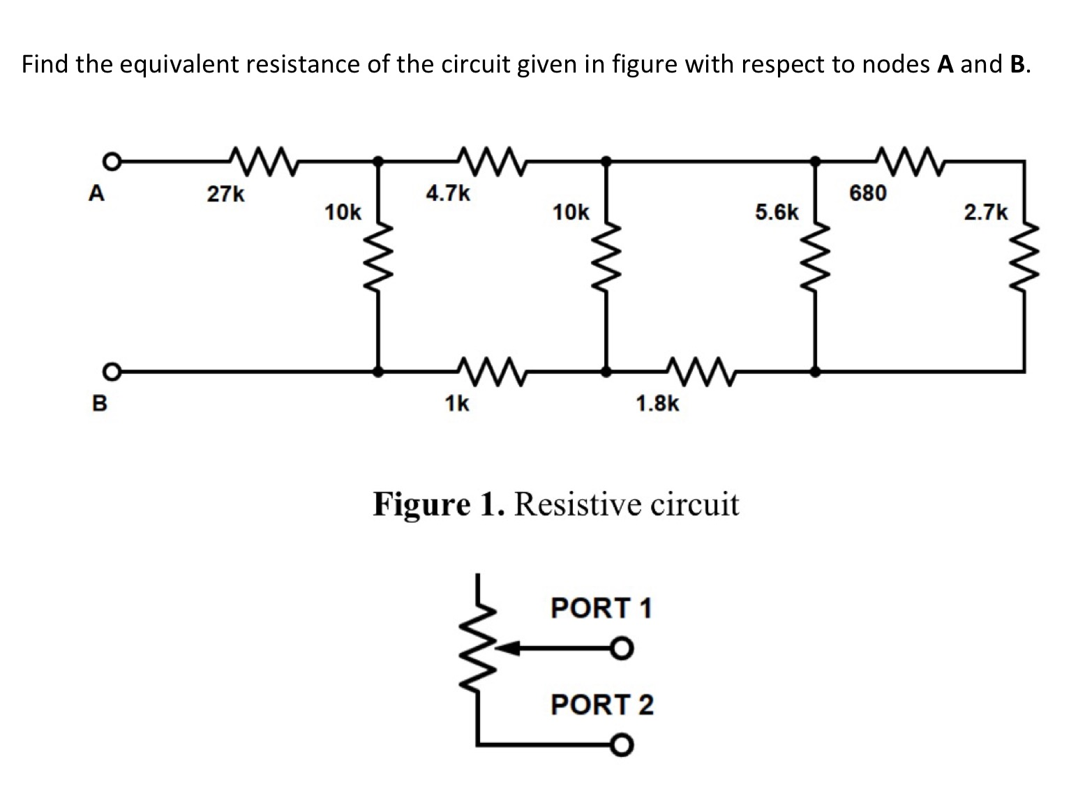 Solved Find The Equivalent Resistance Of The Circuit Give Chegg