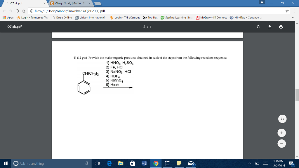 Solved Provide The Major Organic Products Obtained In Each Chegg