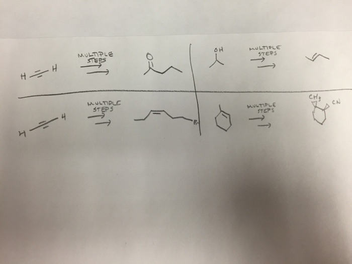 Solved Write A Step By Step Forward Synthesis For The Chegg