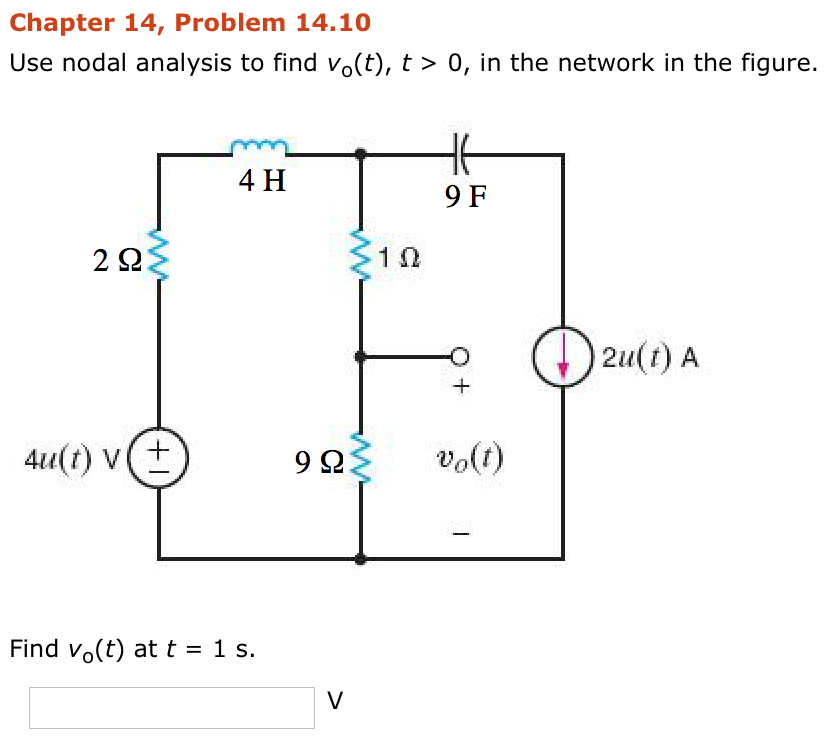 Solved Chapter Problem Use Nodal Analysis To Find Chegg