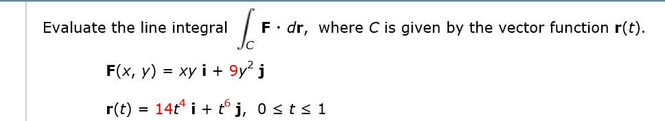 Solved Evaluate The Line Integral Integral C F Dr Where C Chegg