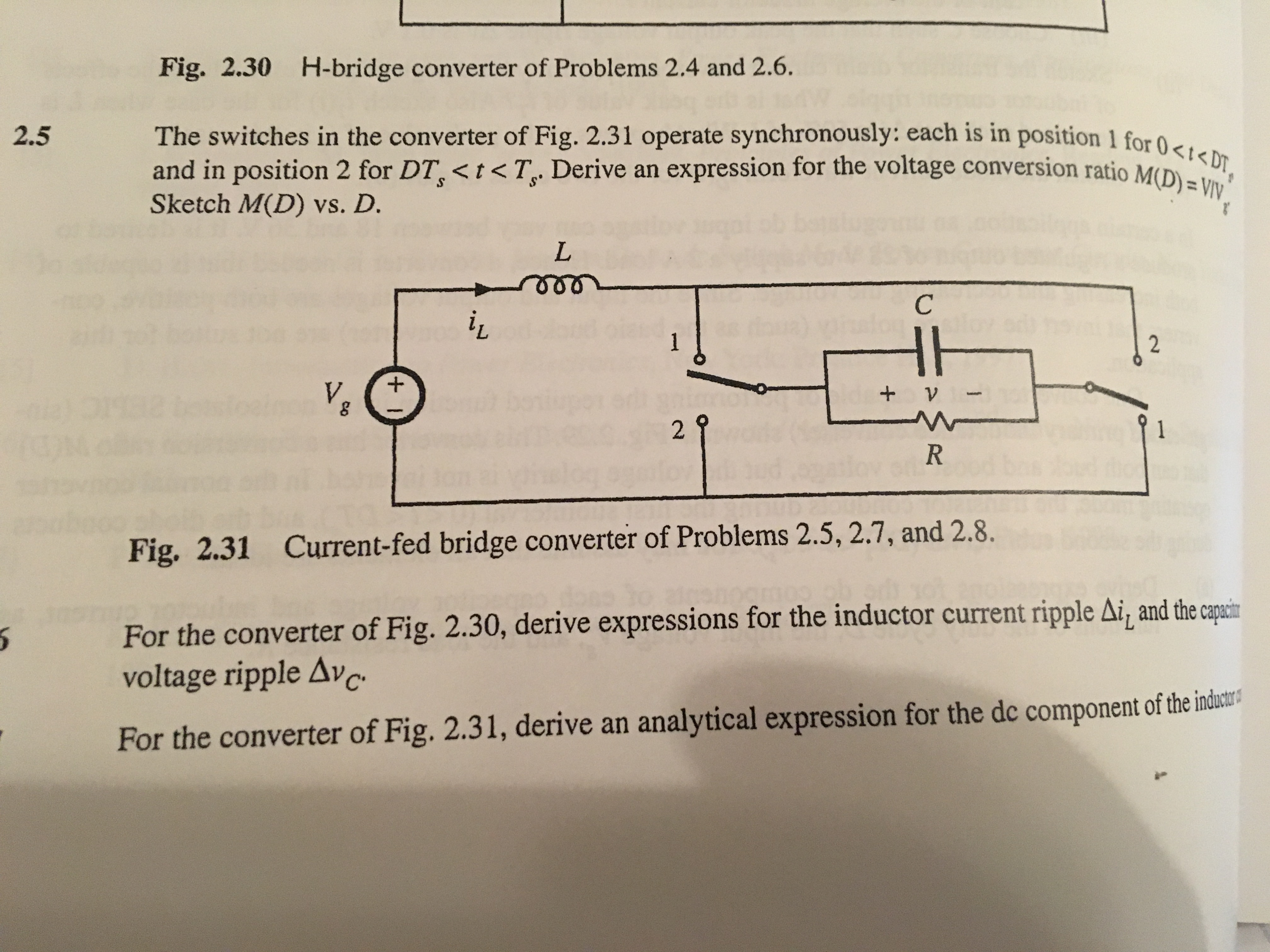 Solved The Switches In The Converter Of Fig Operate Chegg