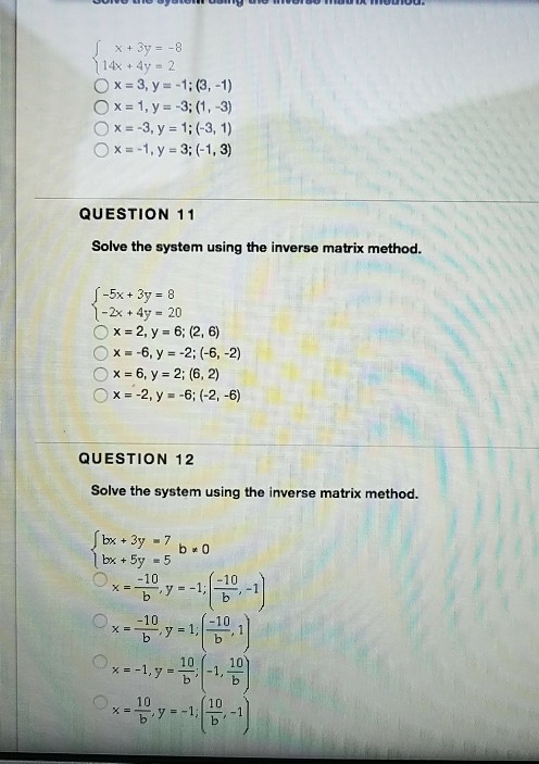 Solved Question Perform The Indicated Operations And Chegg