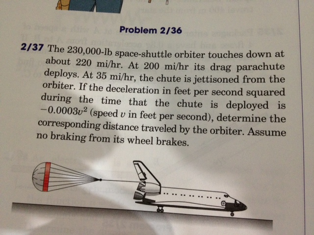 Space Shuttle Drag Chute