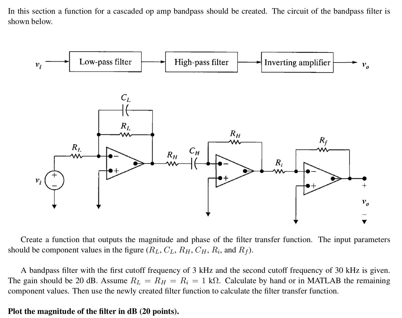 Solved Use Matlab To Solve In This Section A Function For...