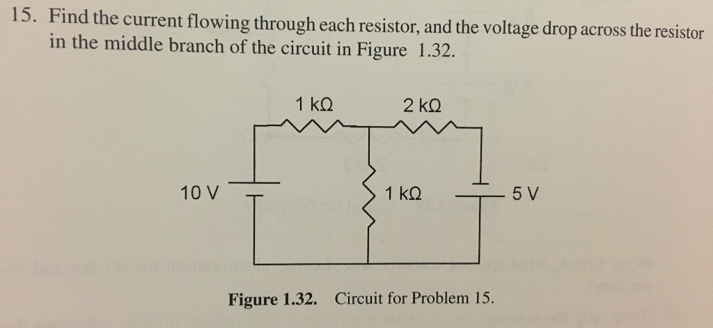 Solved Find The Current Flowing Through Each Resistor Chegg