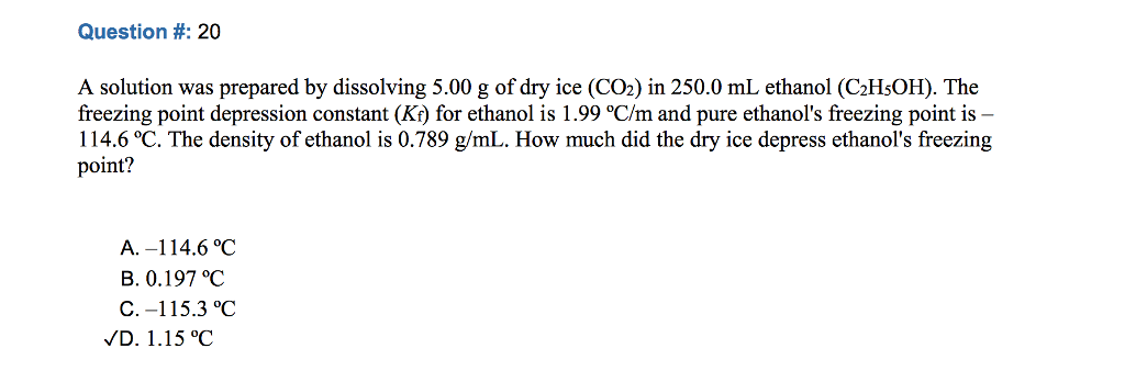 Solved A Solution Was Prepared By Dissolving G Of Dry Chegg