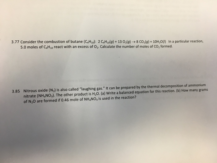 Solved Consider The Combustion Of Butane C H Chegg