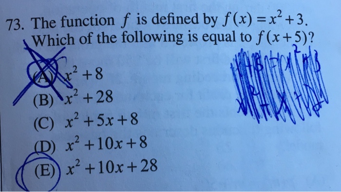 Solved The Function F Is Defined By F X X Which Of Chegg