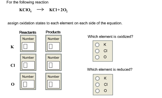 Oxidation Numbers, or Oxidation States, Tutorial