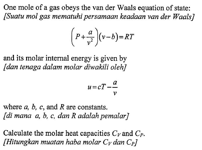 ivolume of a mole of ideal gas