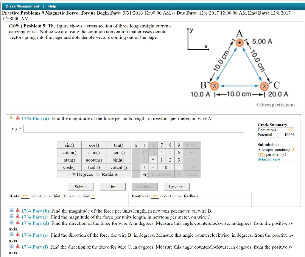 Solved Class Management Help Practice Problems Magnetic Chegg