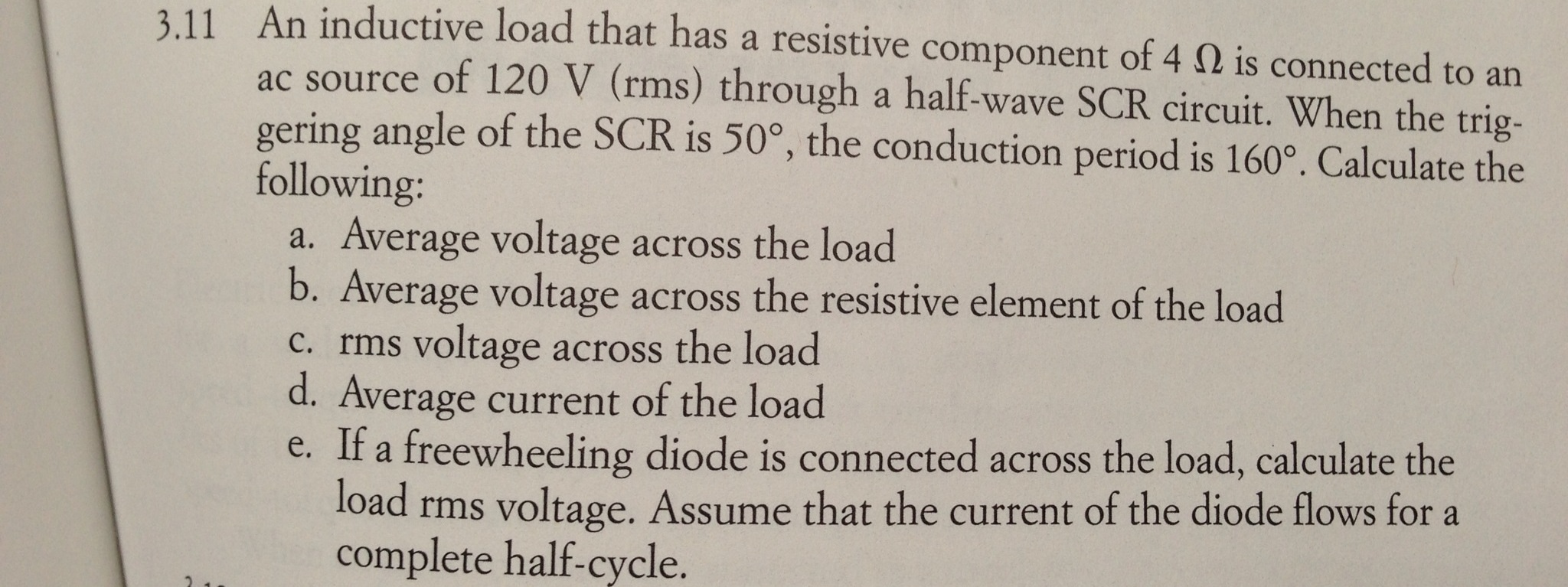 Solved An Inductive Load That Has A Resistive Component O...