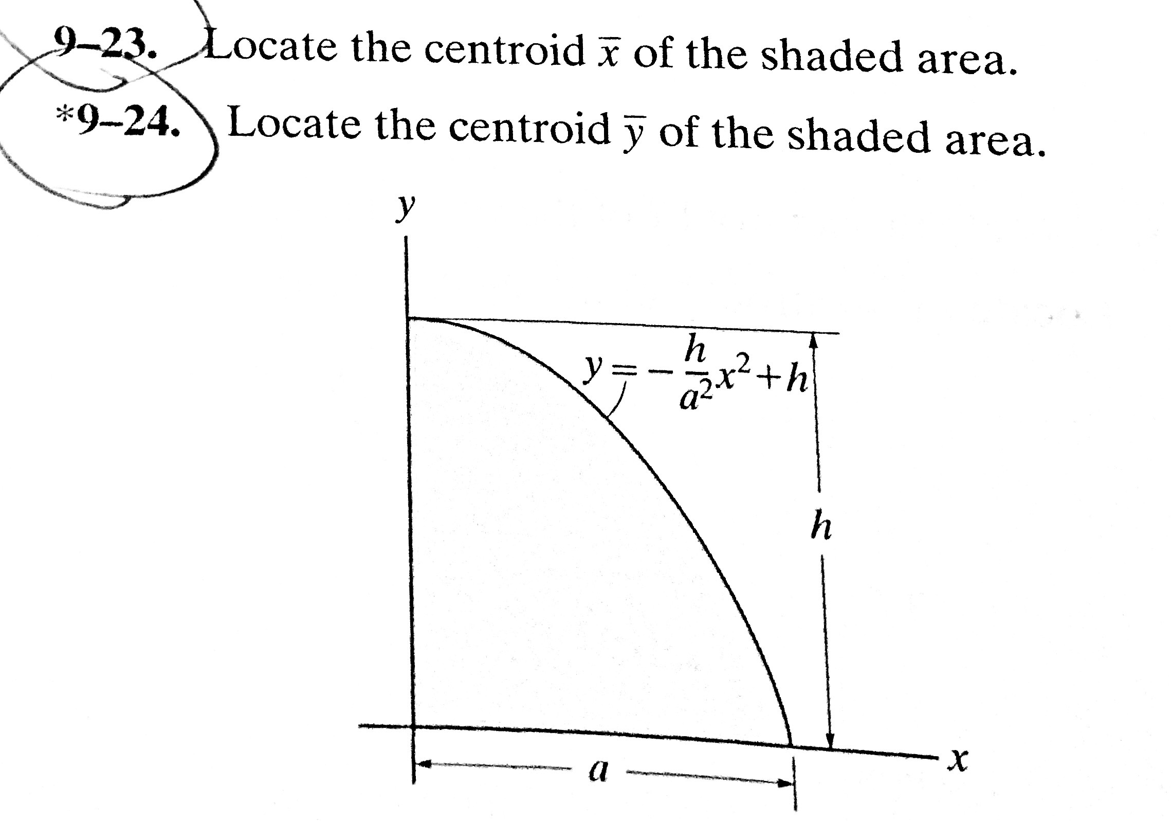 Solved Locate The Centroid X Of The Shaded Area Locate The Chegg