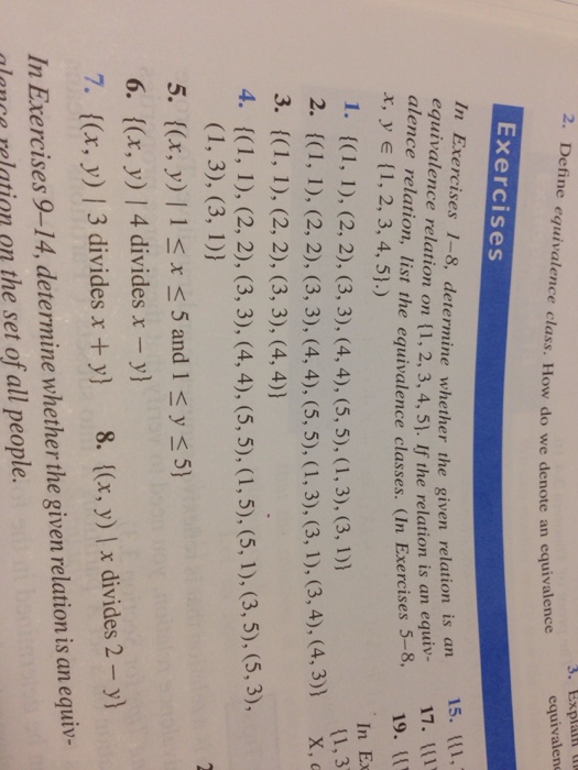 Solved In Exercises 1 8 Determine Whether The Given Chegg