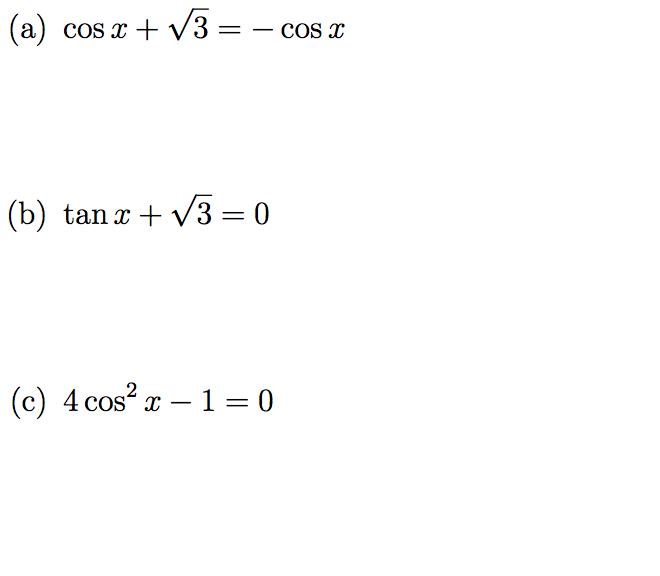 Solved 3 Solve The Equation Chegg