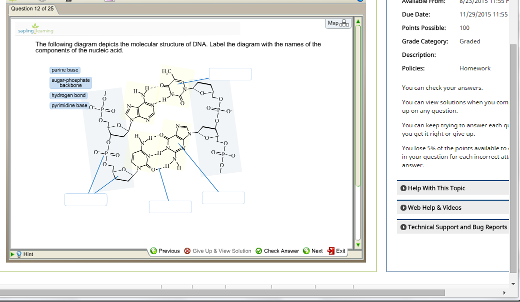 Solved The Following Diagram Depicts The Molecular Struct Chegg