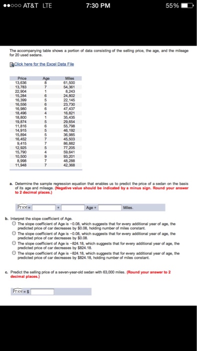 Solved The Accompanying Table Shows A Protion Of Data Chegg