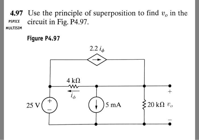 Solved Use The Principle Of Superposition To Find The Chegg