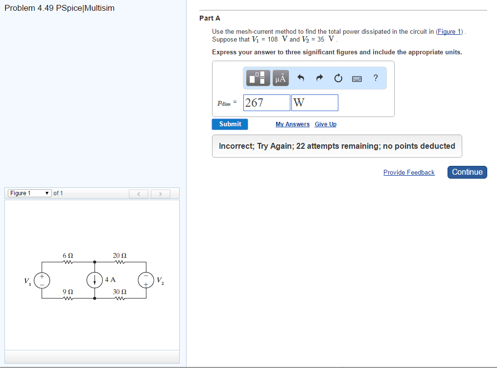 Solved Use The Mesh Current Method To Find The Total Power Chegg