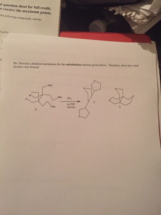 Solved Provide A Detailed Mechanism For The Substitution Chegg