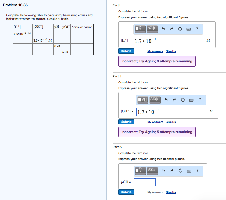 Solved Complete The Following Table By Calculating The Chegg