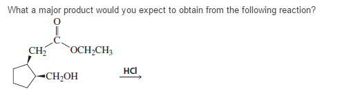 Solved What A Major Product Would You Expect To Obtain From Chegg