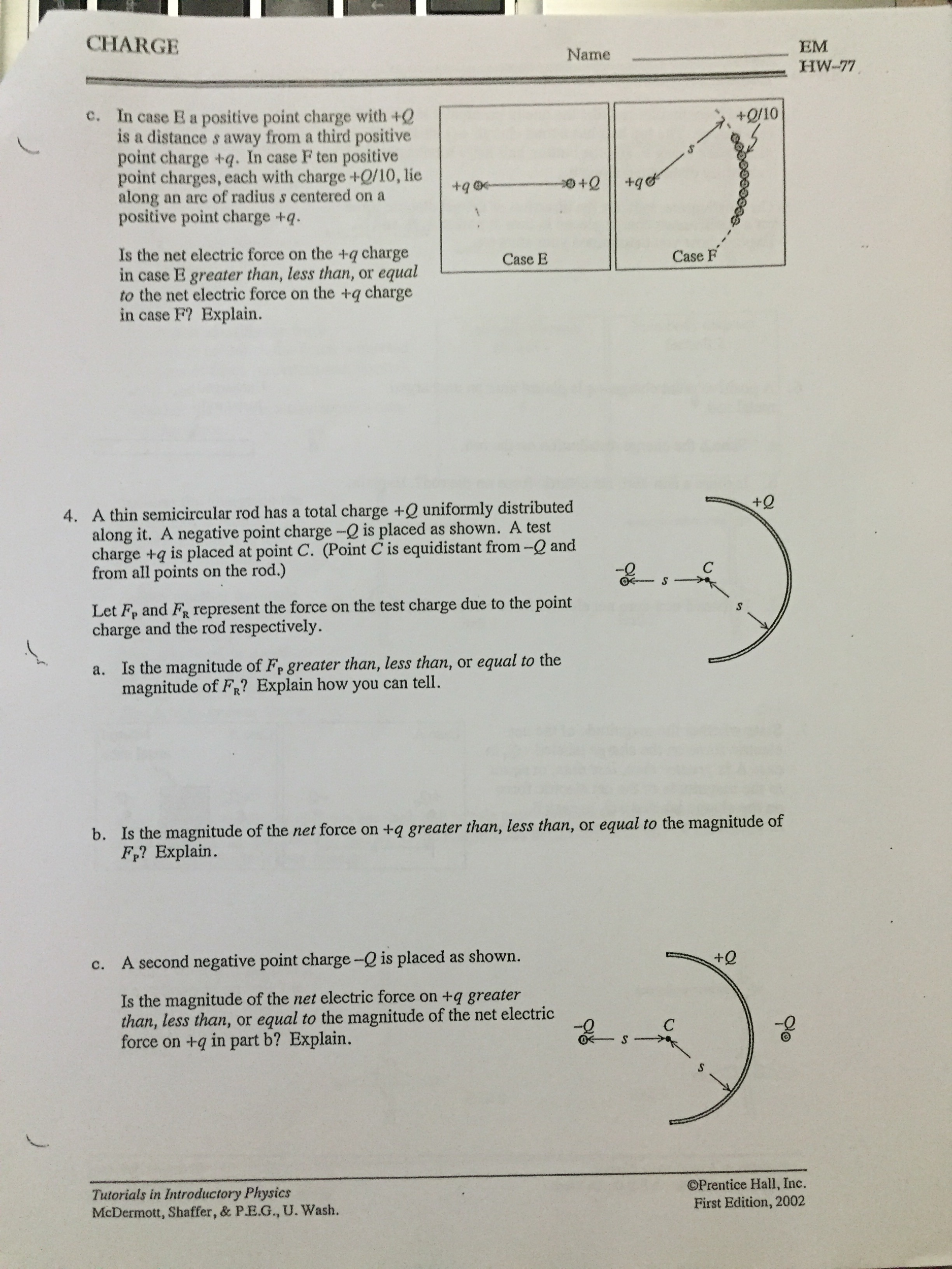 answers to physics homework questions