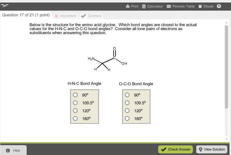 Solved Below Is The Structure For Amino Acid Glycine Which Chegg