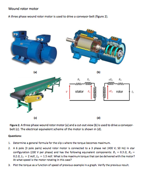 Solved Wound Rotor Motor A Three Phase Wound Rotor Motor Is Chegg