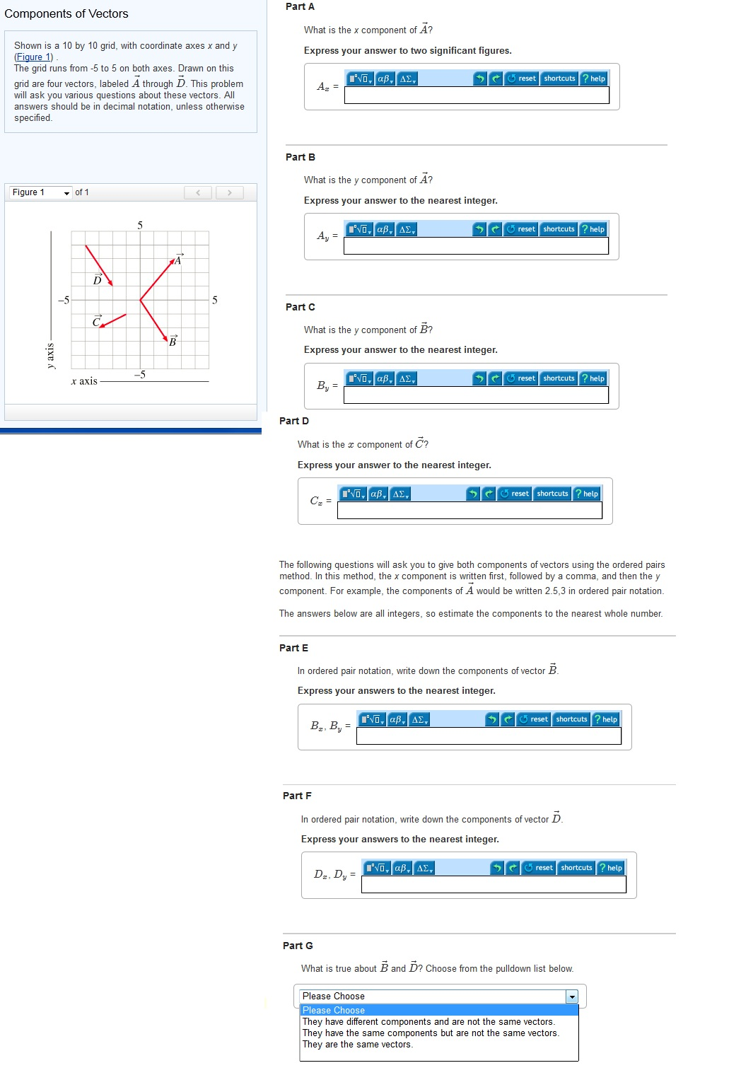 Shown Is A By Grid With Coordinate Axes X And Chegg