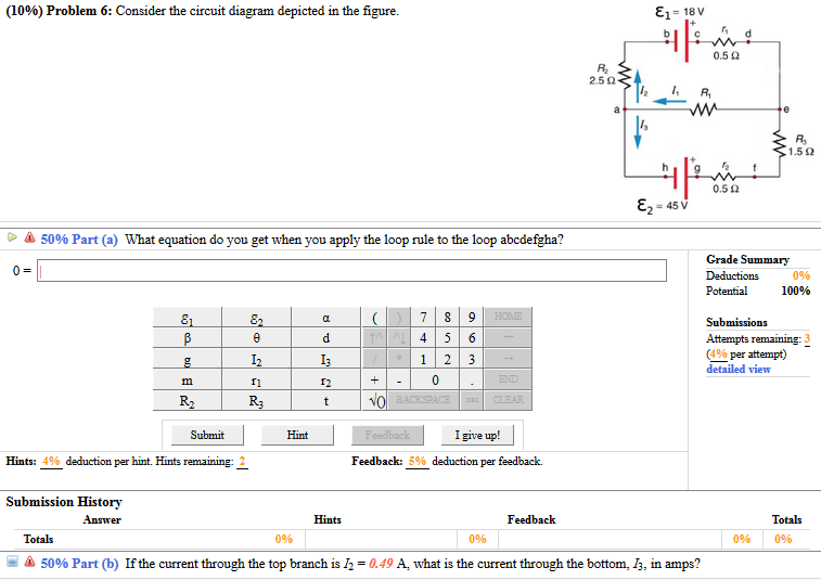 Solved Consider The Circuit Diagram Depicted In The Figur Chegg