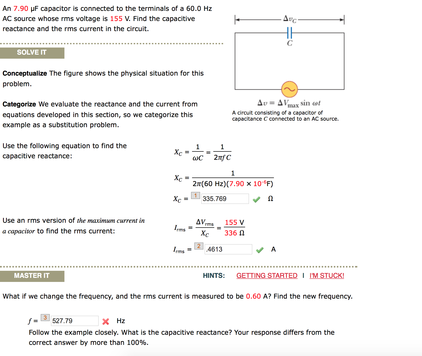 Capacitor Connected In Series To An Ac Source At Mary Mailloux Blog