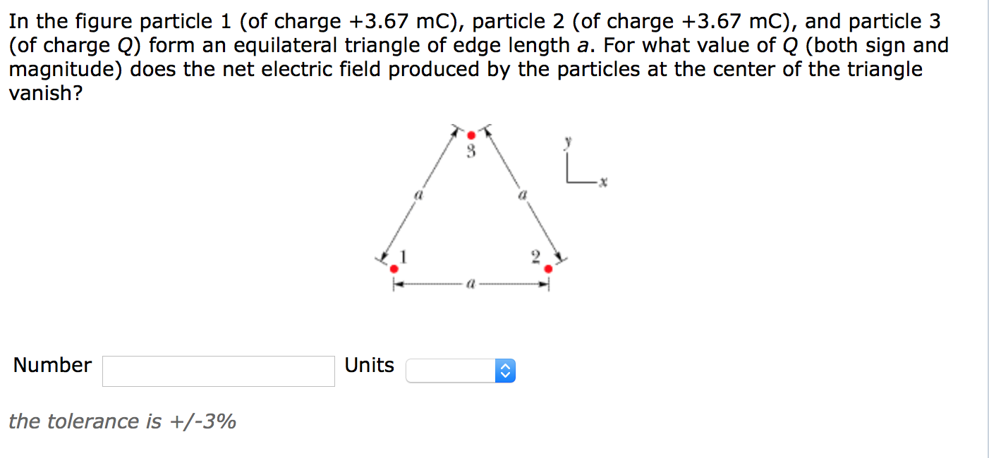 Solved In The Figure Particle Of Charge Mc Chegg