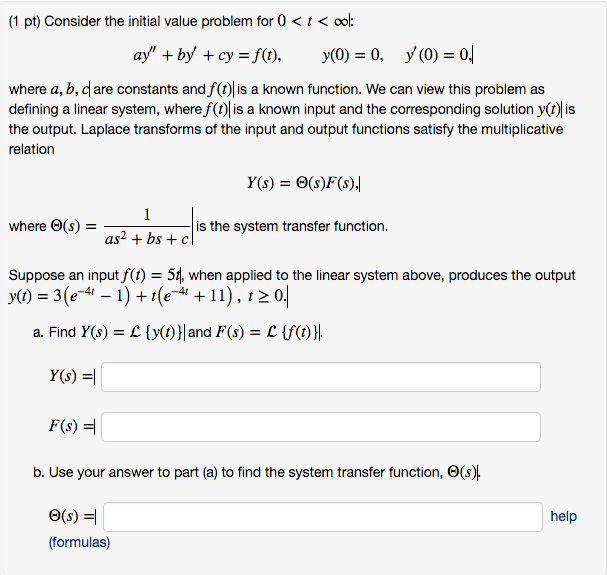 Consider The Initial Value Problem For