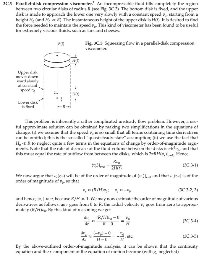 C Parallel Disk Compression Viscometer An Chegg