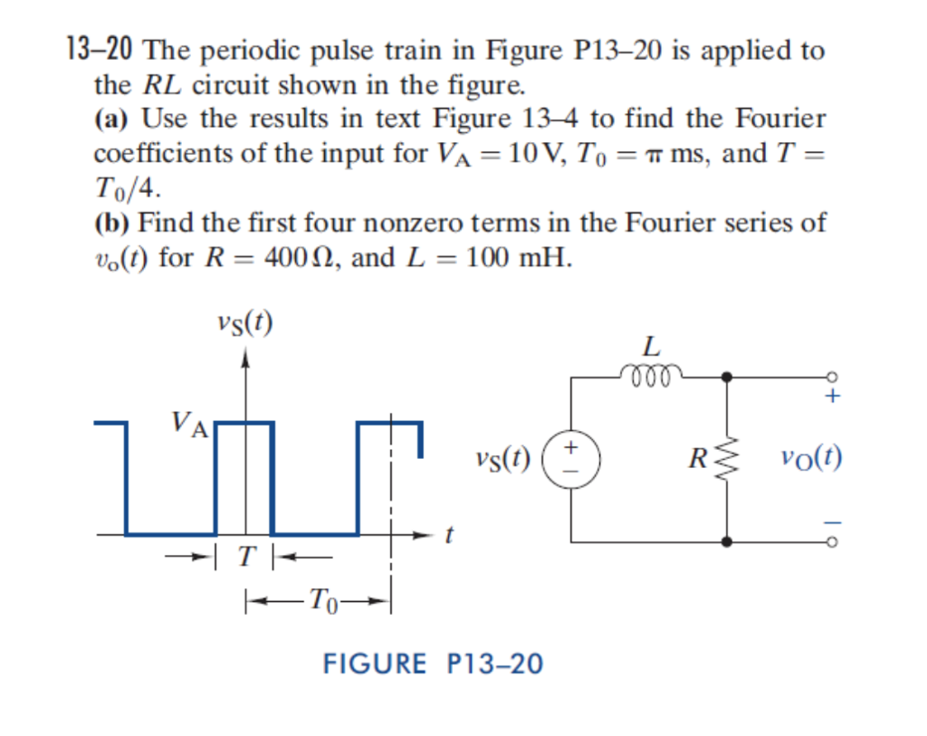 Solved The Periodic Pulse Train In Figure P Is Chegg