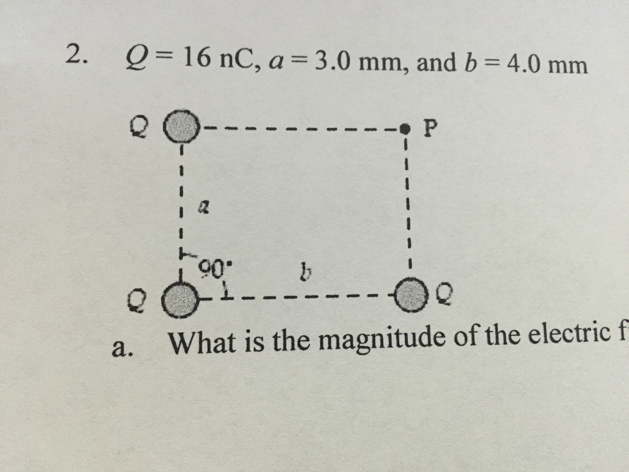 Solved A What Is The Magnitude Of The Electric Field At Chegg