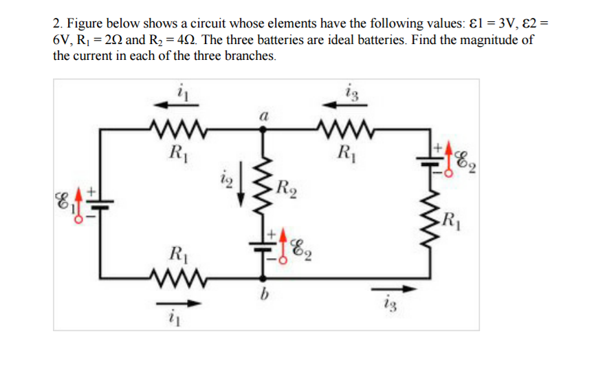 Solved Shows A Circuit Whose Elements Have The Following Chegg